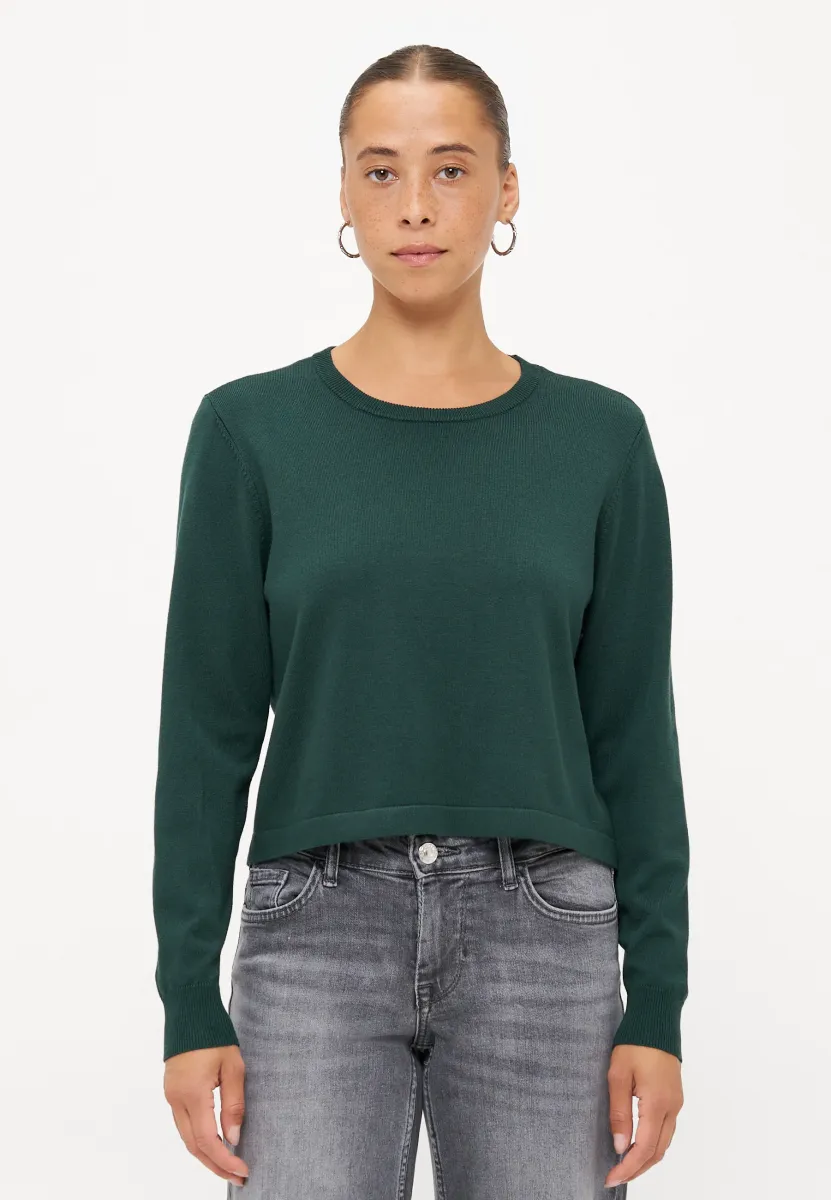 VMSILJE O NECK SHORT - Strickpullover - pine grove
