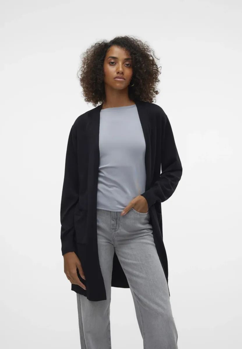 VMSILJE OPEN - Strickjacke - black