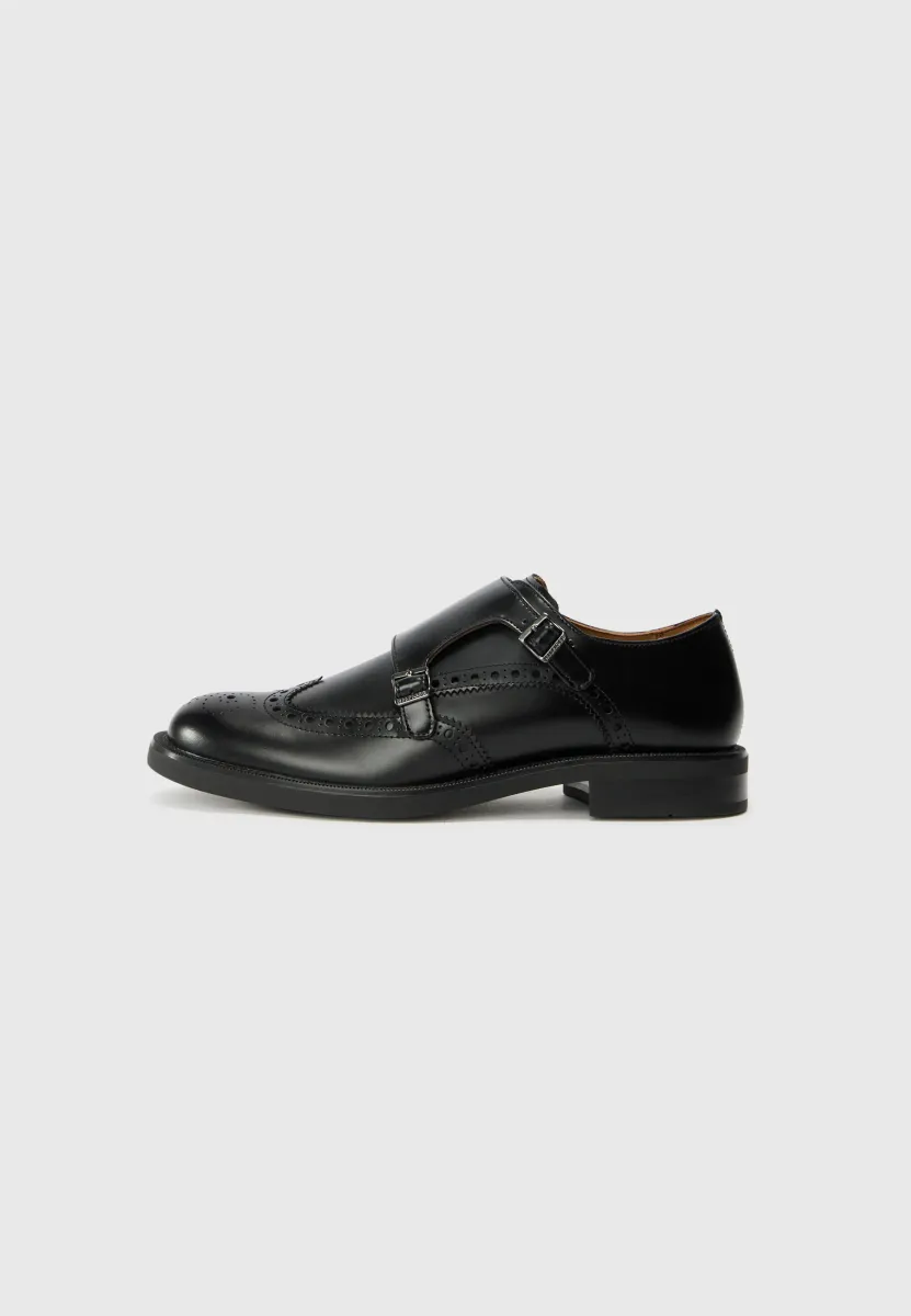 VOGUE LTH A MONK - Slipper - black