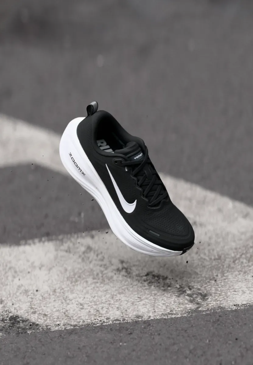 VOMERO PLUS - Laufschuh Straße - black/white/cool grey/metallic dark grey/summit white