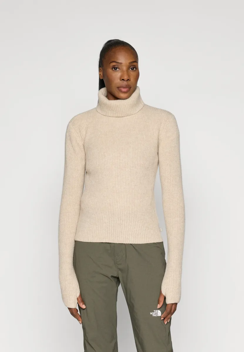 VONARSTRAETI TURTLENECK - Strickpullover - feather grey