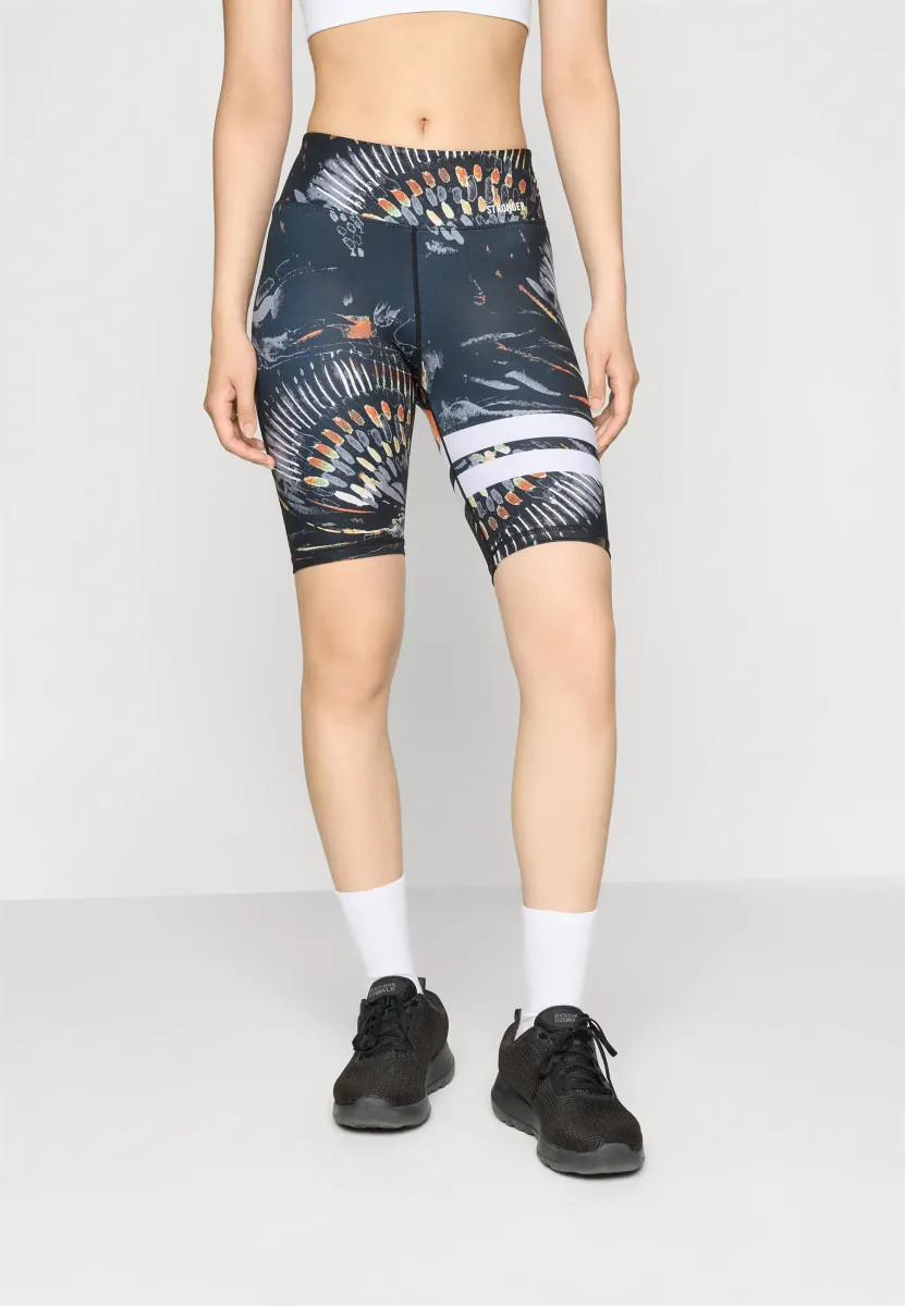 VOODOO SHORTS - Tights - black/multi-coloured