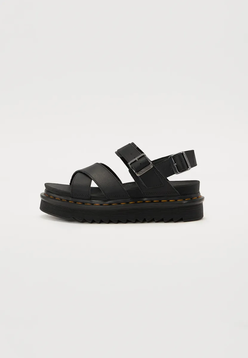 VOSS II - Plateausandalette - black athena