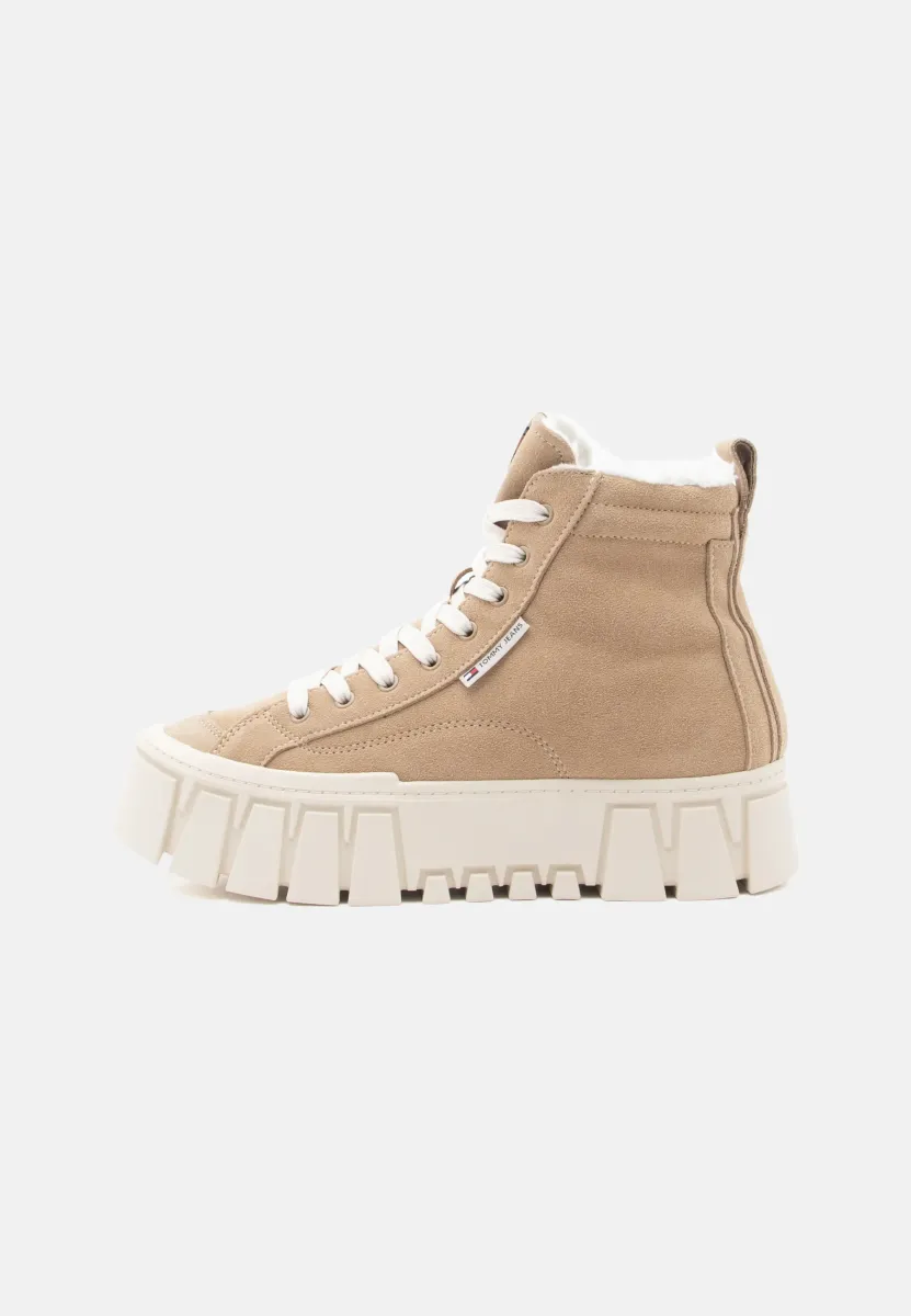 VULC FLATFORM - Sneaker high - bronze twist