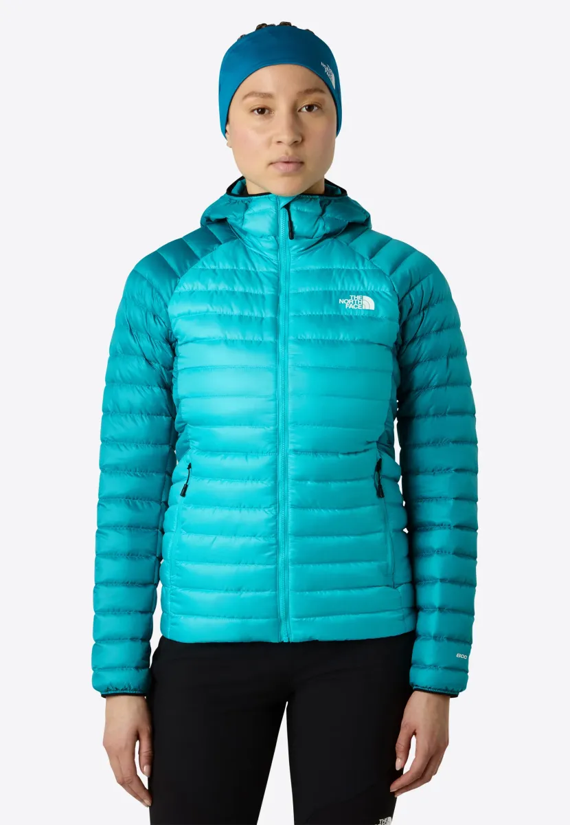 W BETTAFORCA LT DOWN HOODED JACKET - Daunenjacke - galactic blue deep teal