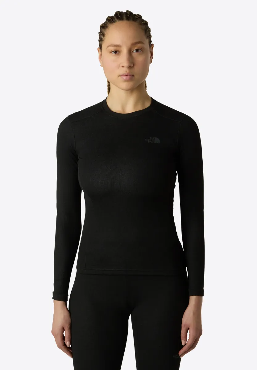 W EASY L/S CREW NECK - Langarmshirt - tnf black