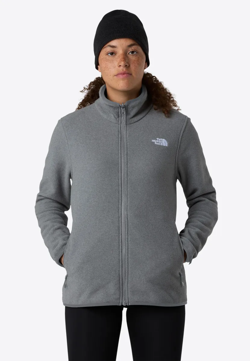 W GLACIER - Fleecejacke - tnf mid grey heather