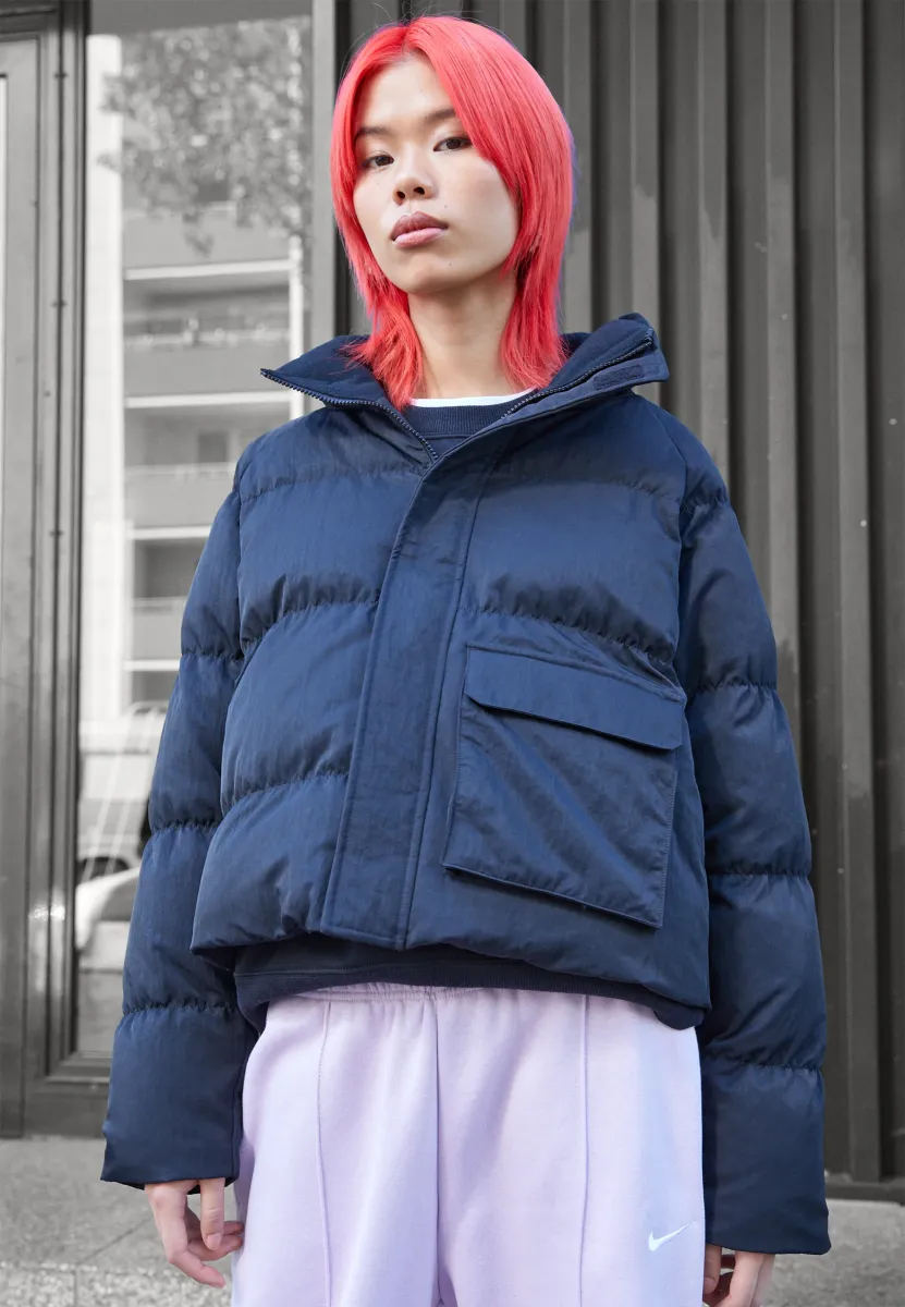 W J FLIGHT PUFF CORE JKT - Winterjacke - black/white