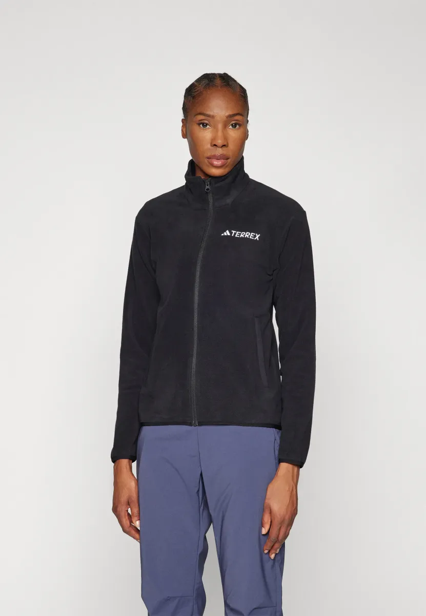 W MT ESS FZ FL - Fleecejacke - black
