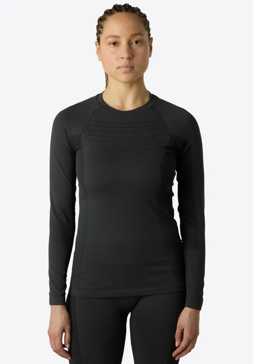W SPORT L/S CREW NECK - Langarmshirt - tnf black