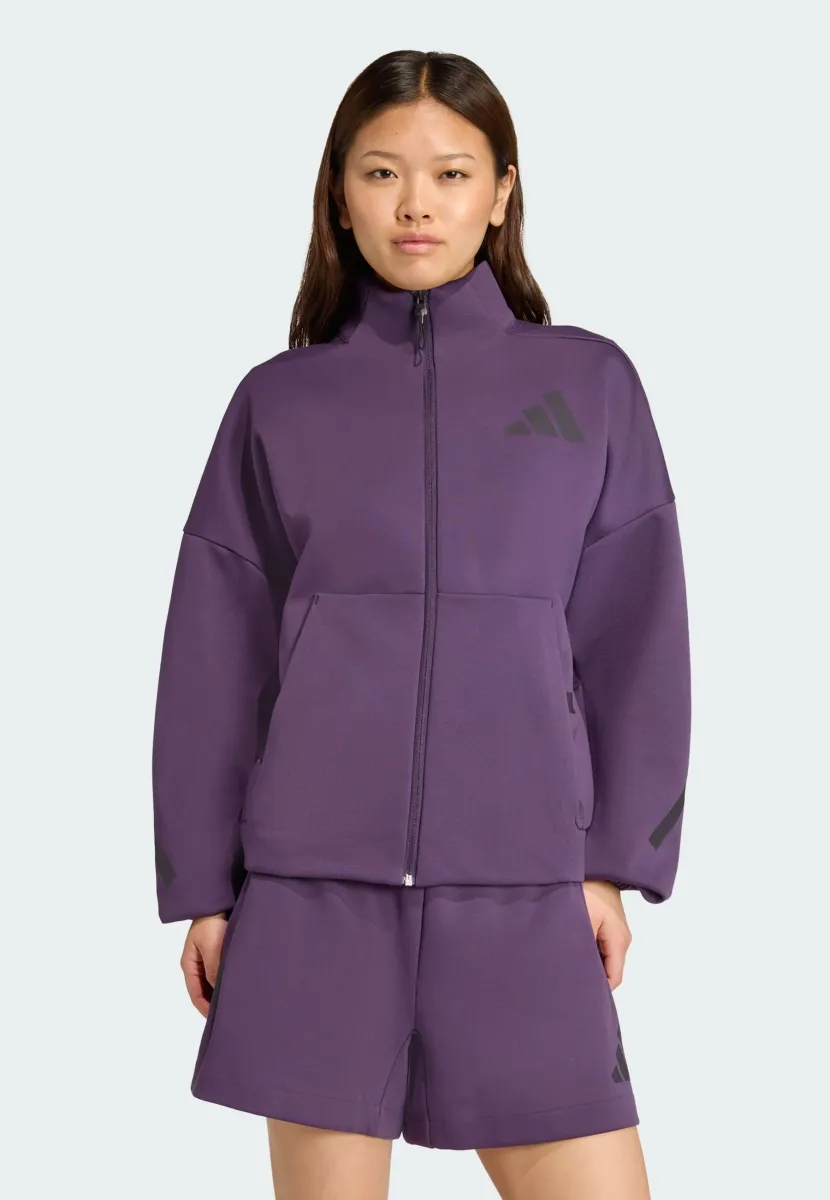 W Z.N.E. TT - Sweatjacke - aurora plum