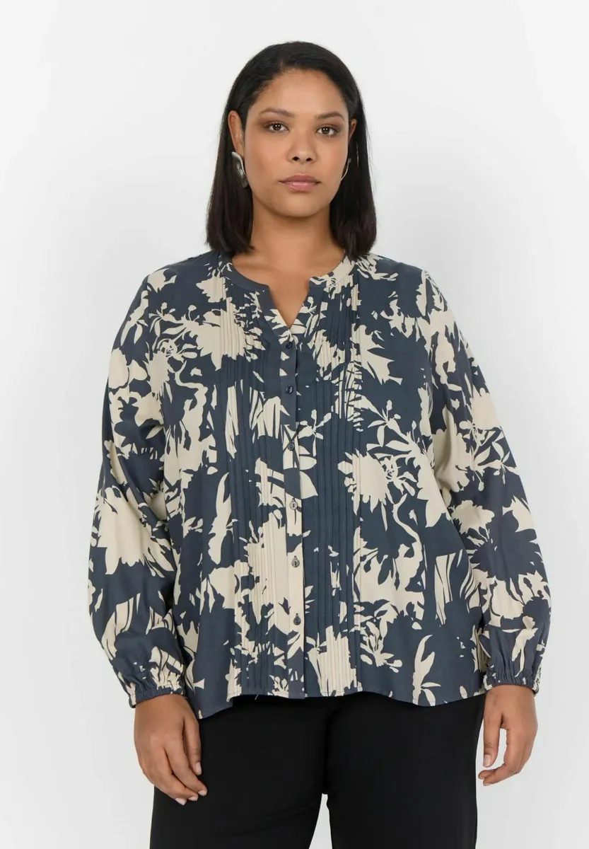 WA-JANNI 1 - Bluse - c iron grey combi