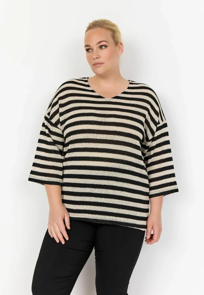 WA-MEGAN 1 - Strickpullover - c black combi