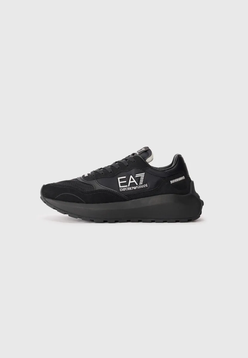 WADER UNISEX - Sneaker low - triple black/silver-coloured