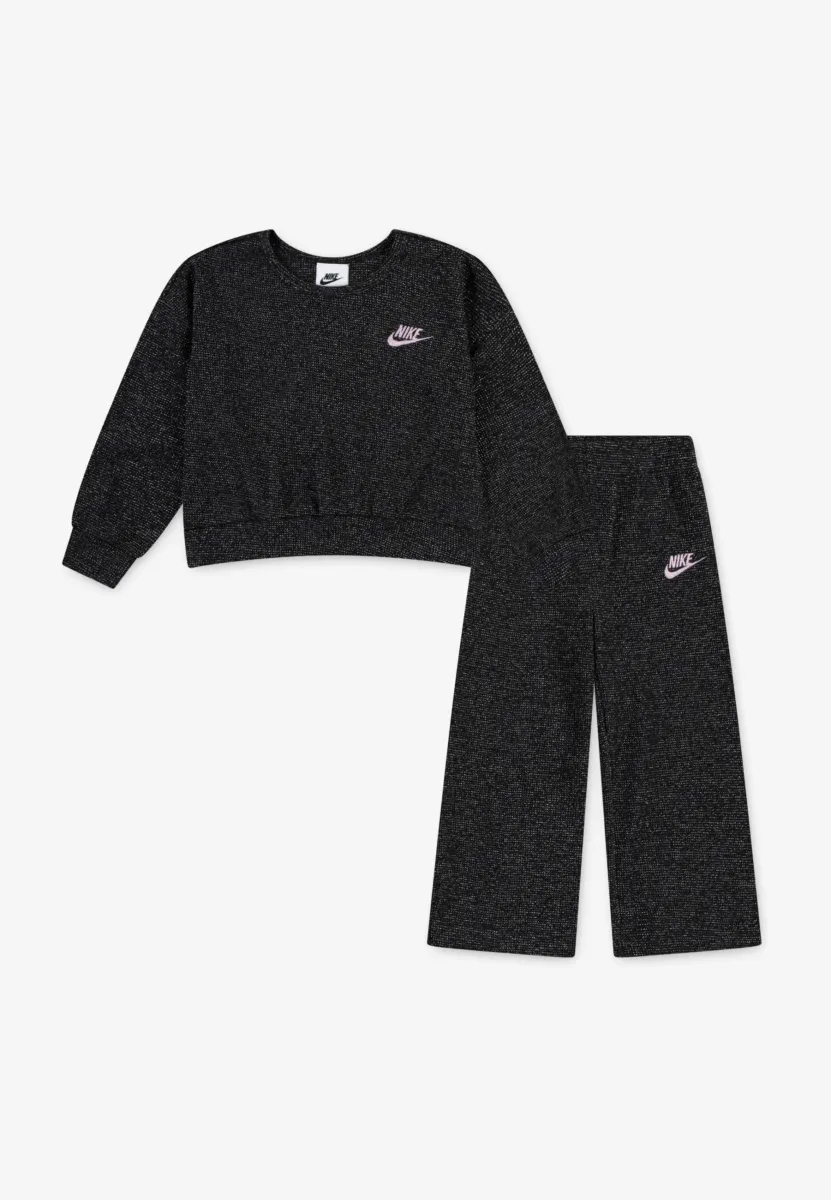 WAFFLE SET - Jogginghose - black