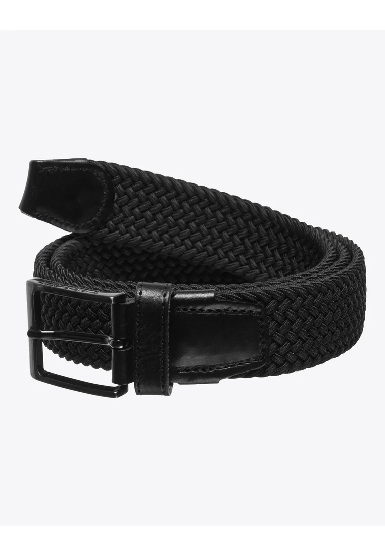 WALKER BELT - Flechtgürtel - black