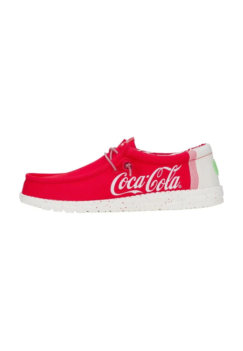 Wally Coke - Slip-On Schuhe - Slipper - true red white
