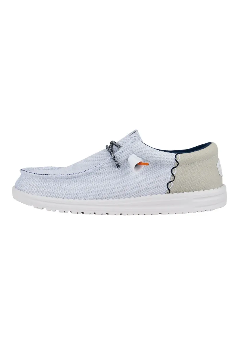 Wally Funk Open Mesh - Slip-On Schuhe - Sportlicher Schnürer - white white