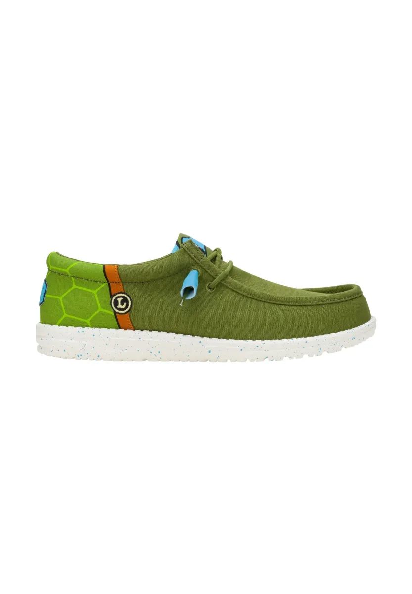 Wally Funk TMNT Leo - Slip-Ons - Schnürer - evergreen multi
