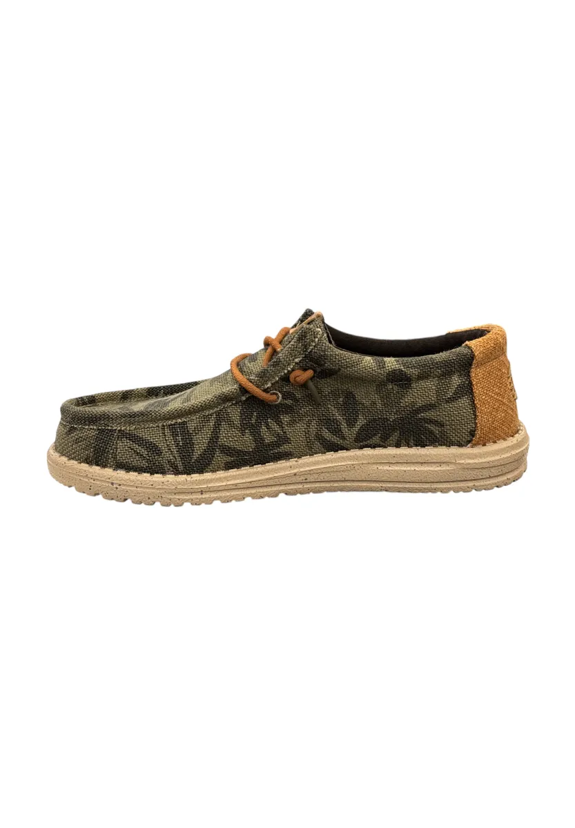 Wally Palm Jute - Slip-On Schuhe - Sportlicher Schnürer - kaki
