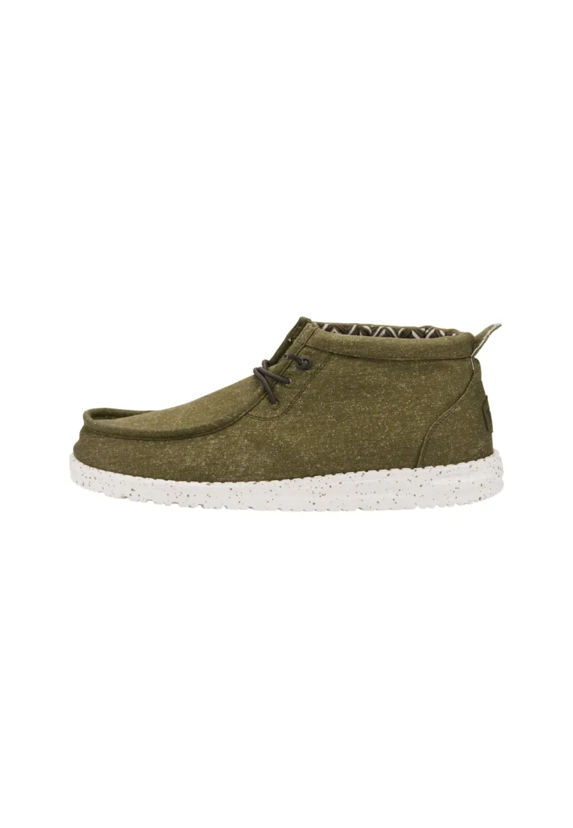 Wally Stretch Canvas - Slip-On Schuhe - Sneaker high - olive