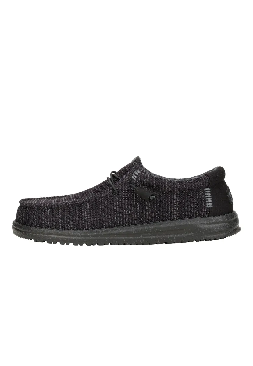 Wally Stretch Sox - Slip-On Schuhe - Sportlicher Schnürer - black black