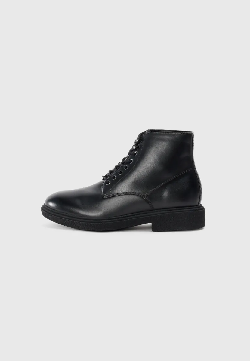 WALTONN - Schnürstiefelette - black