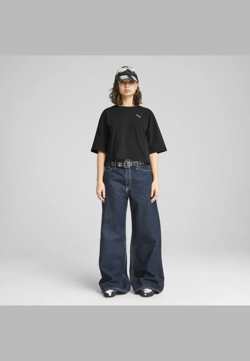 WARDROBE ESS KURZES - T-Shirt basic - black