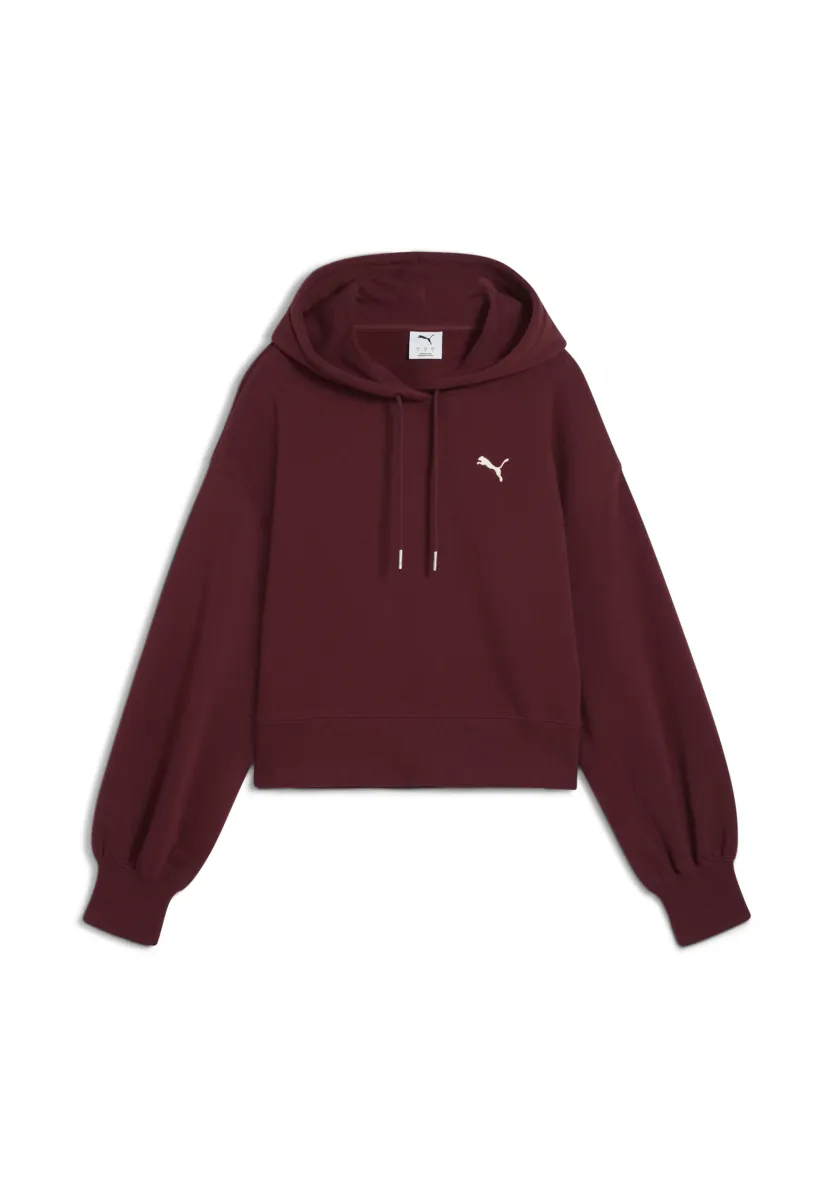 WARDROBE ESS RELAXED FIT  - Kapuzenpullover - ruby shimmer