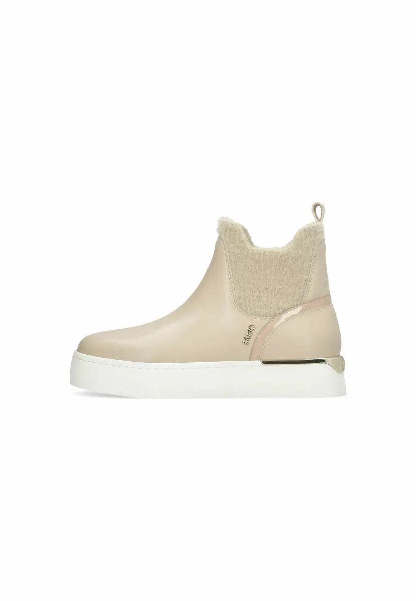WARM EFFECT PRETTY - Snowboot/Winterstiefel - s/beige