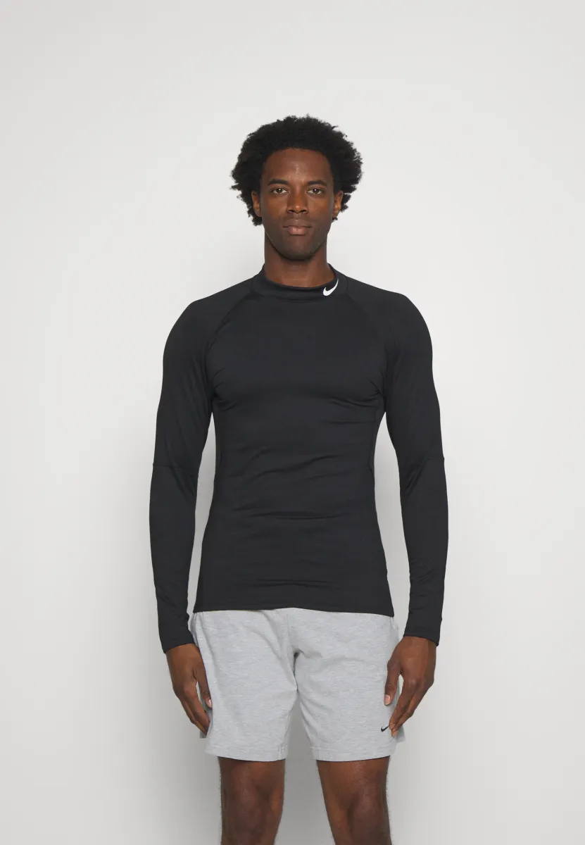 WARM MOCK - Langarmshirt - black/white