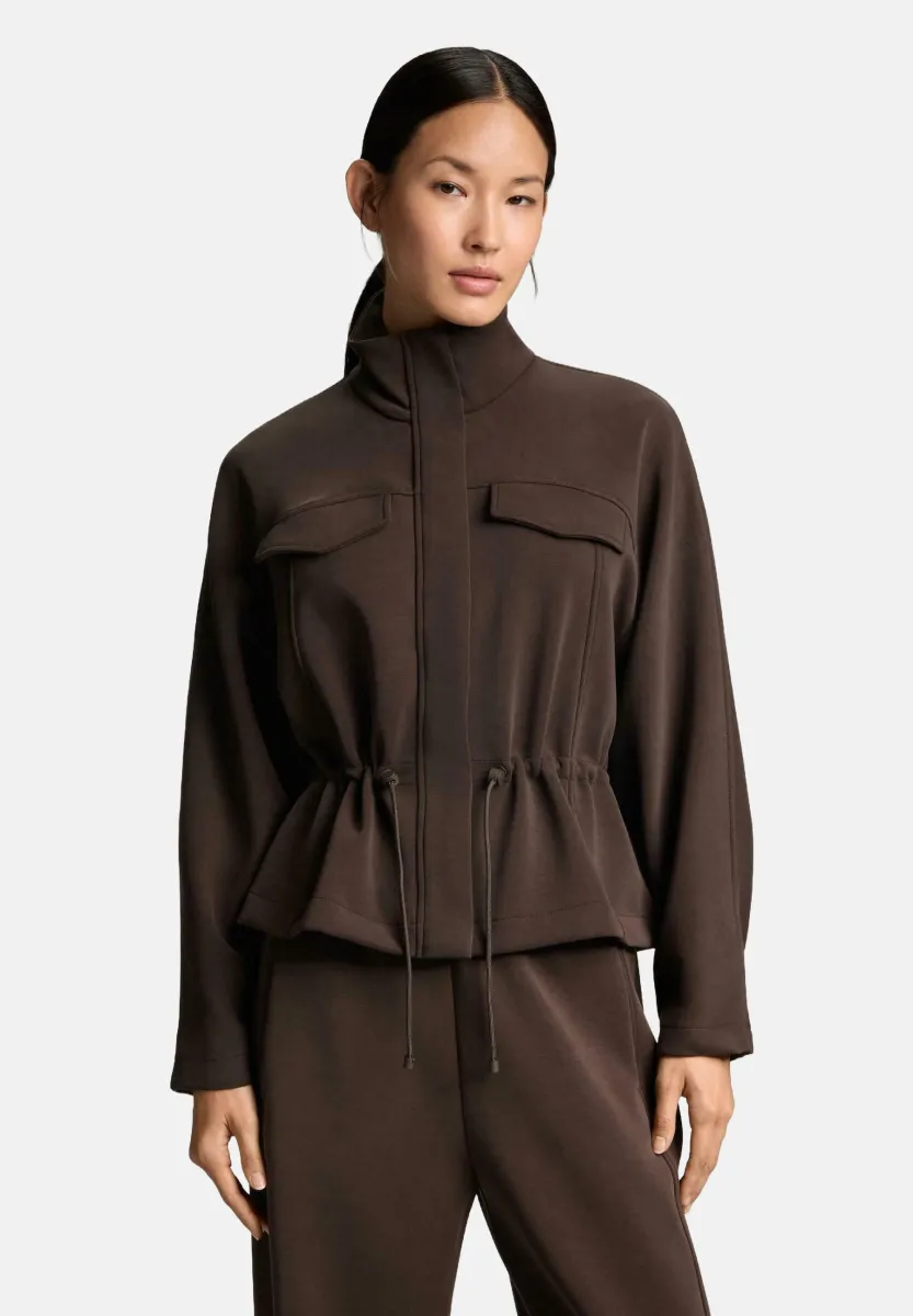 WARM SHORT ADJUSTABLE WAIST - Leichte Jacke - brown