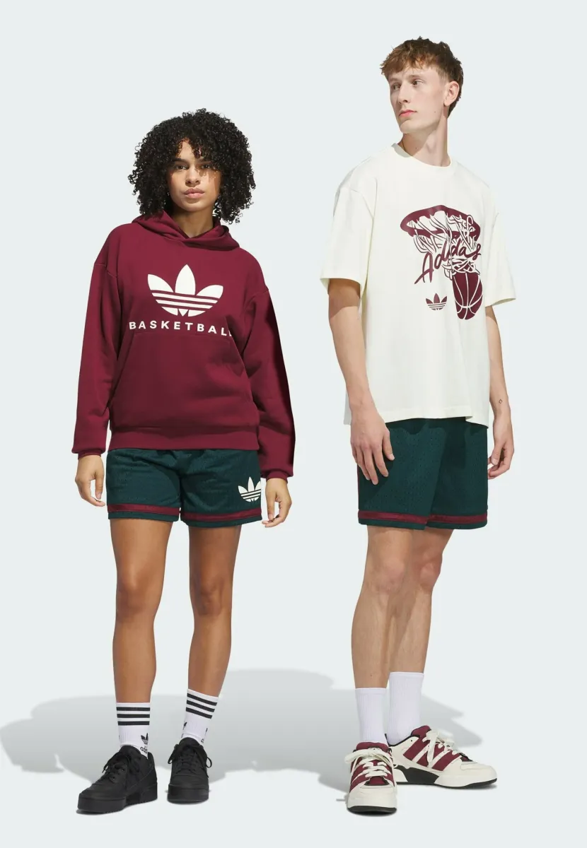 WARP UNISEX - Jogginghose - aurora ivy   shadow red