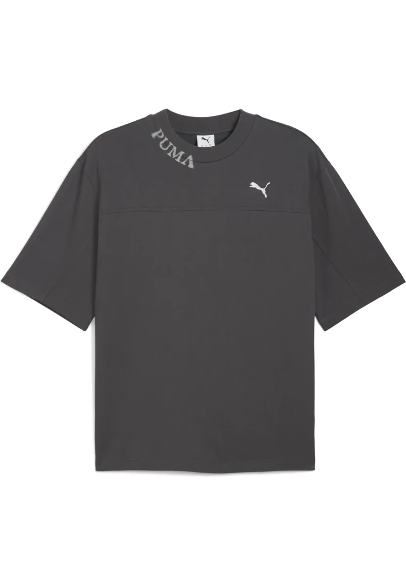 WASHED OUT BOXY - T-Shirt print - dusky gray