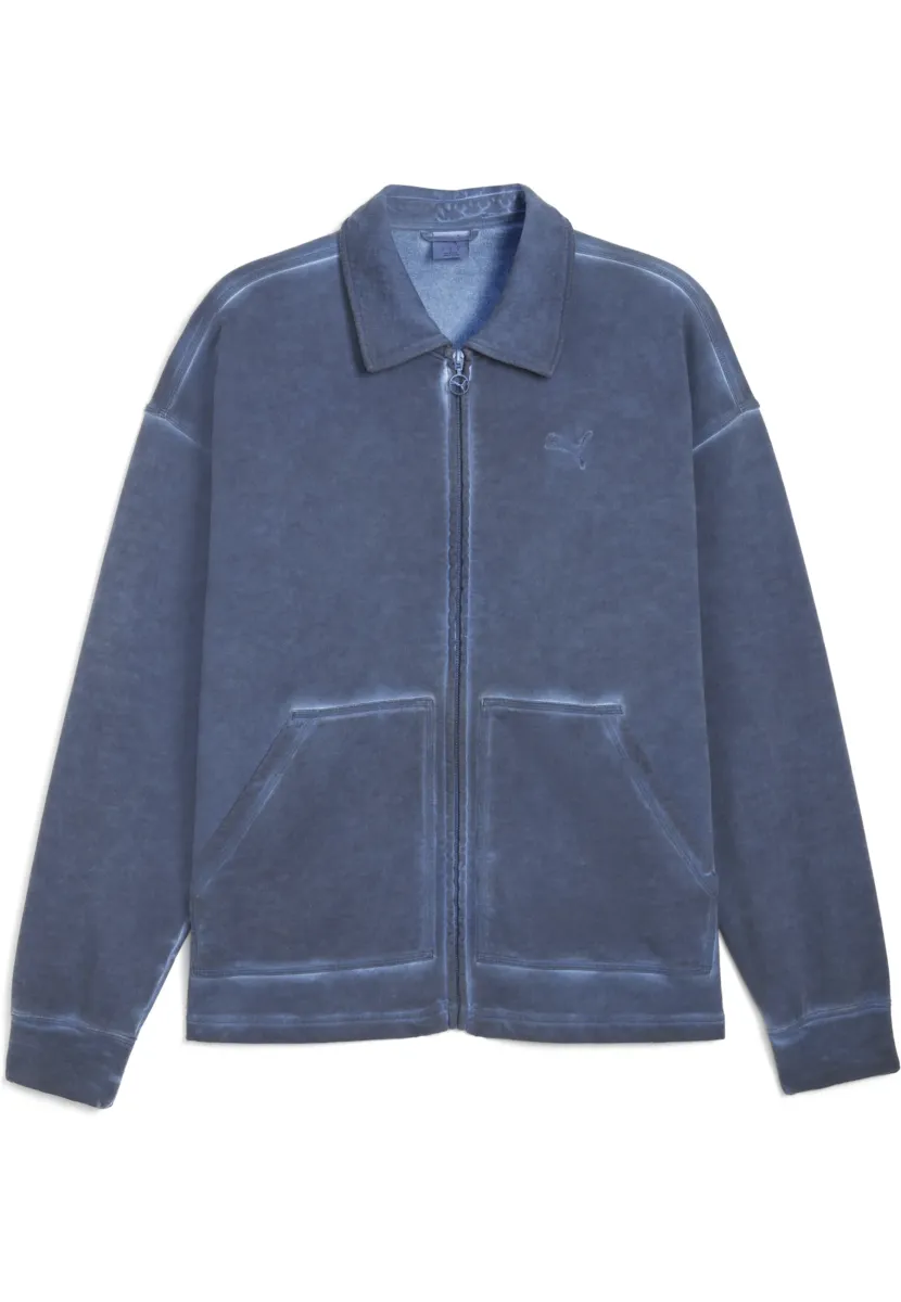 WASHED OUT OVERSIZED - Leichte Jacke - dark indigo