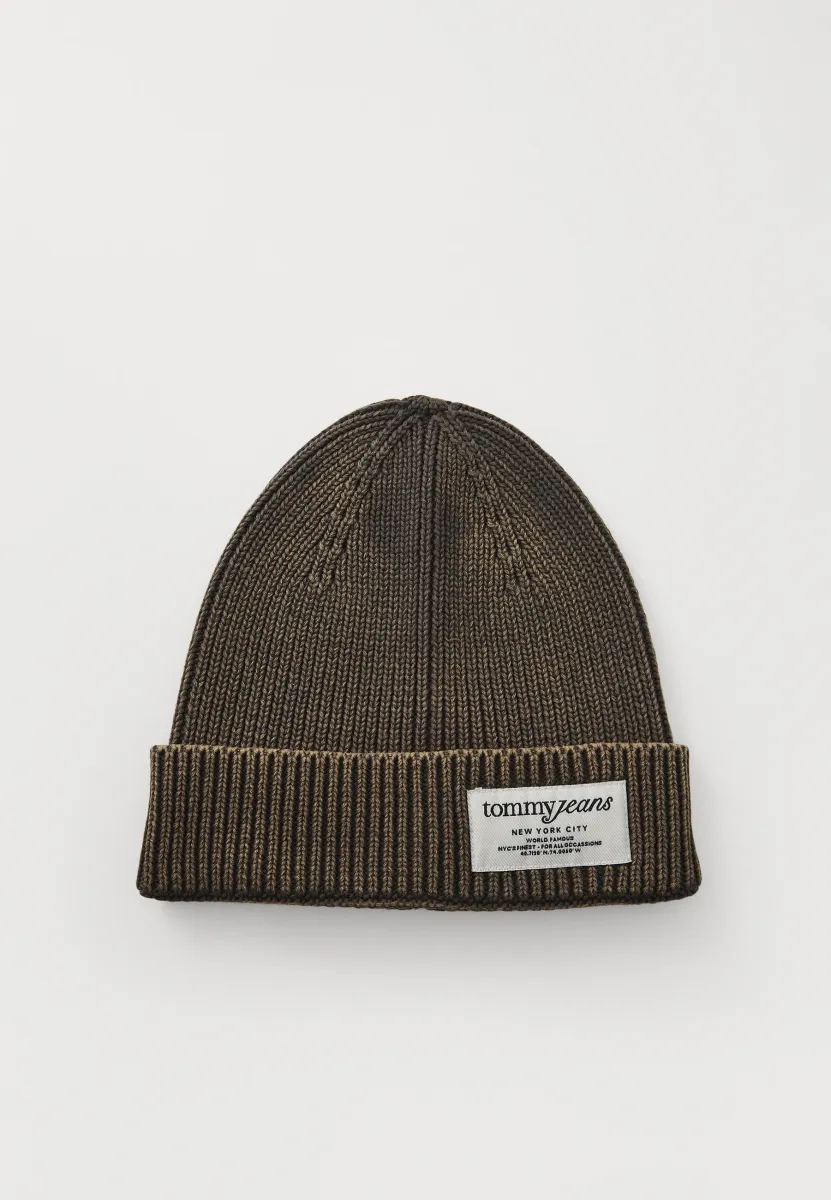 WASHED SKATER BEANIE UNISEX - Mütze - black