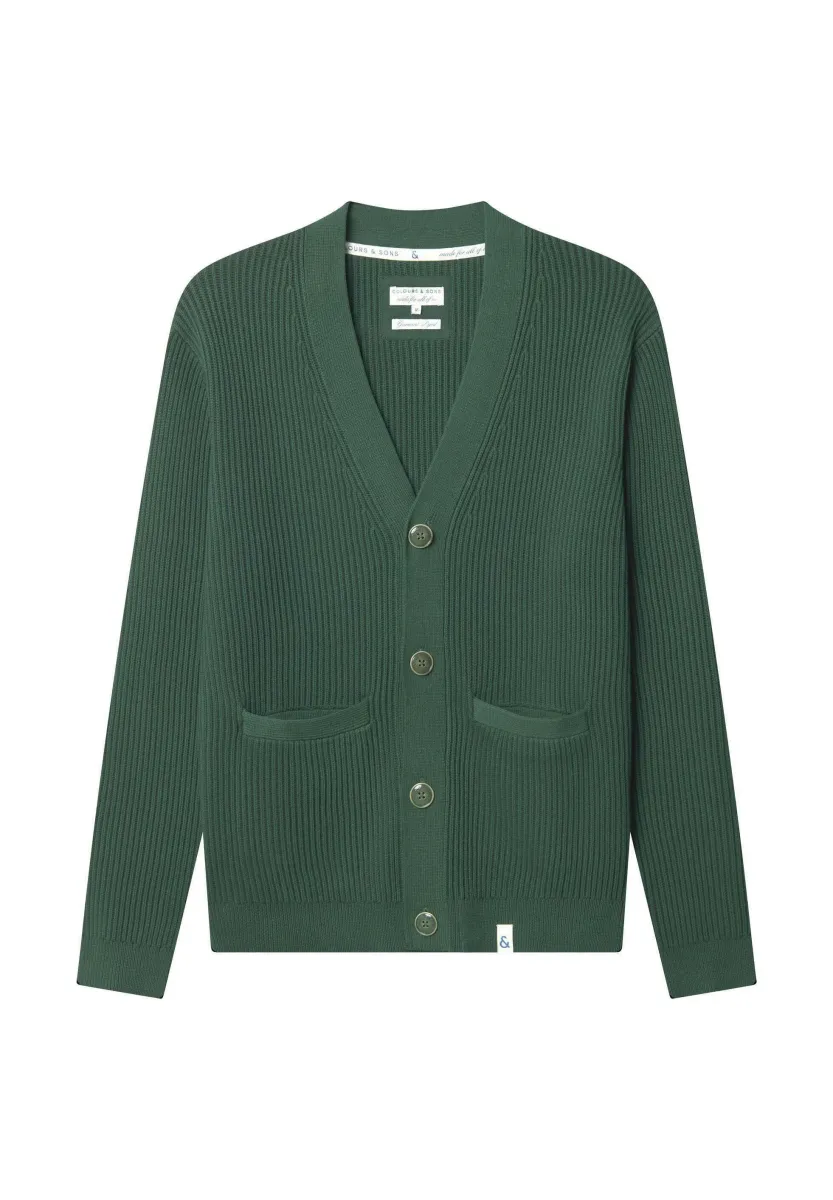 WASHED - Strickjacke - grün