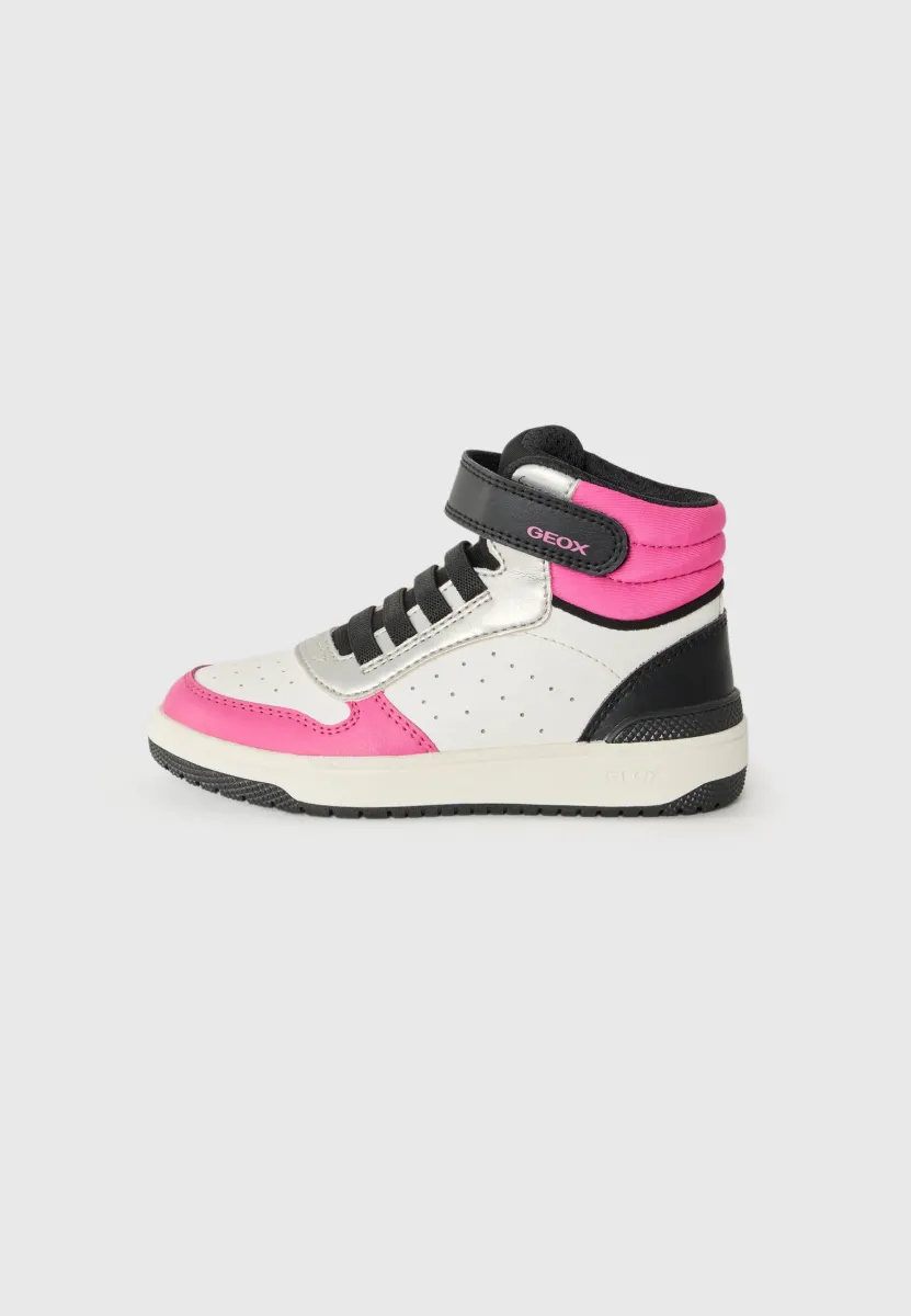 WASHIBA - Sneaker high - white/fuchsia