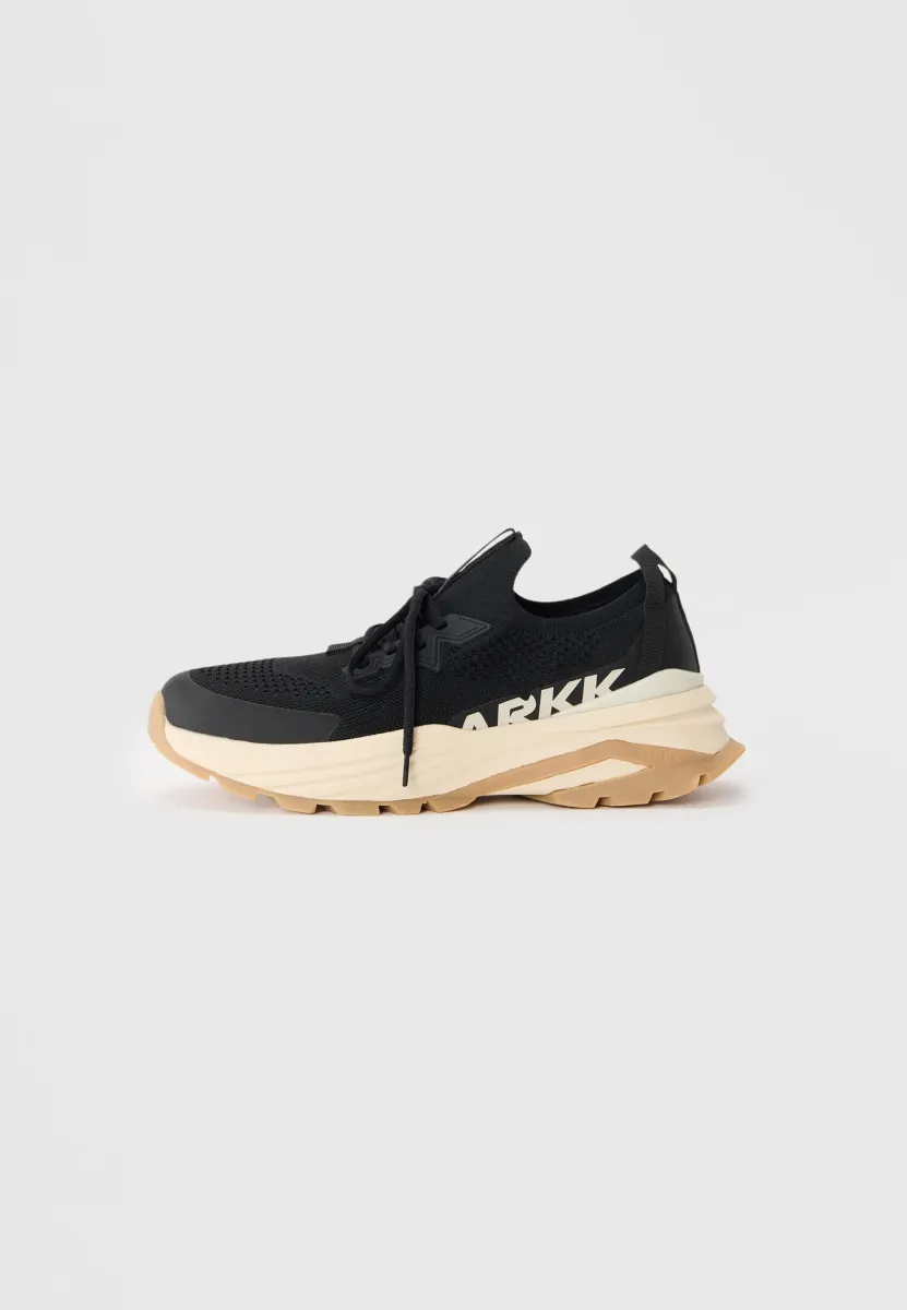 WASTE UNISEX - Sneaker low - black/gum