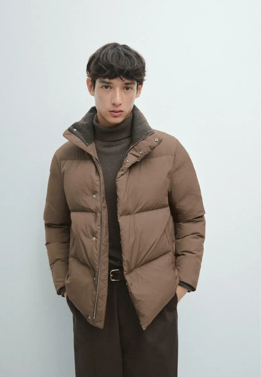 WATER-REPELLENT - Daunenjacke - ochre