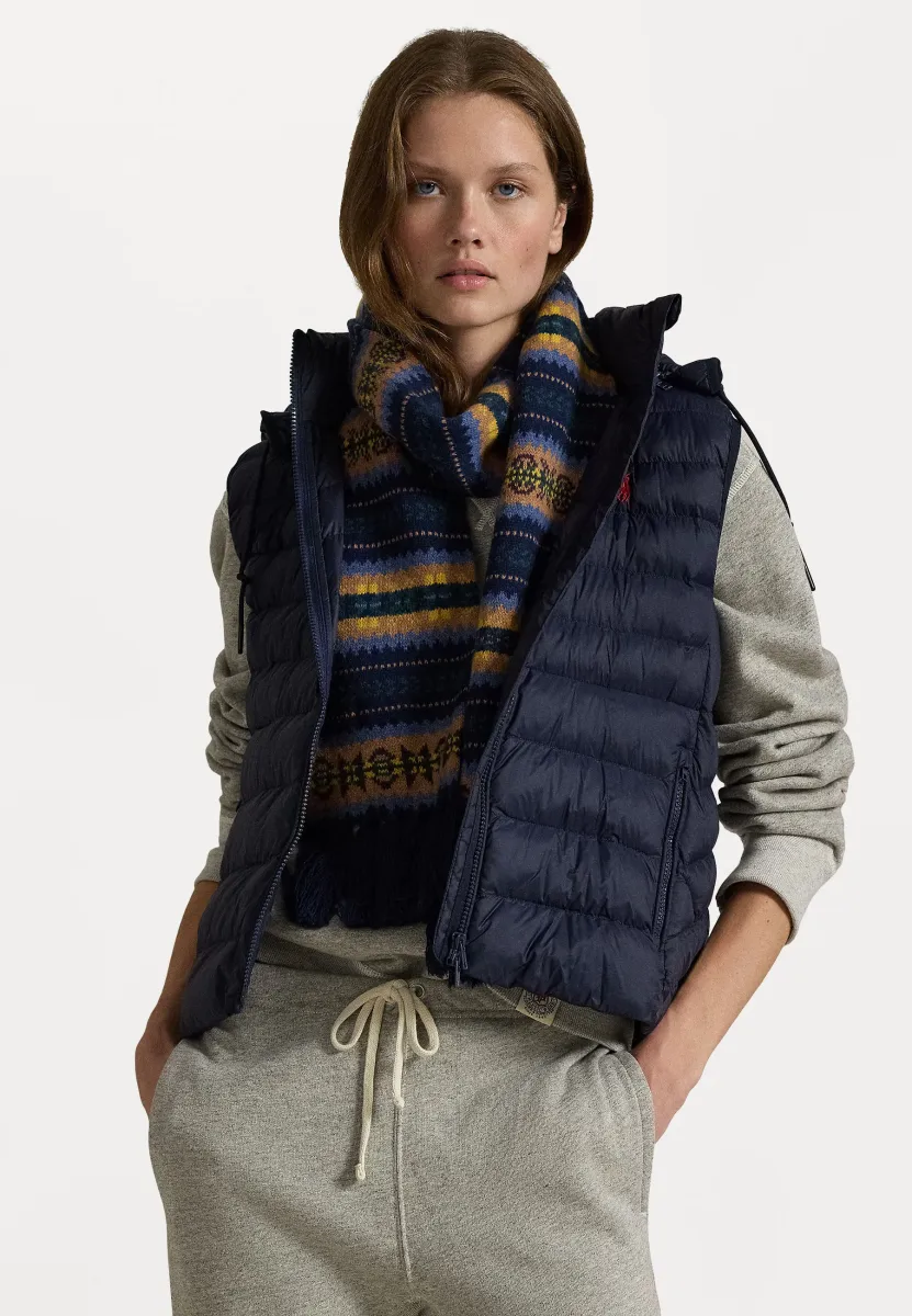 WATER REPELLENT PACKABLE GILET - Weste - navy