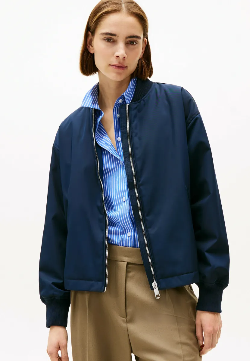 WATER REPELLENT PADDED - Bomberjacke - dark night navy