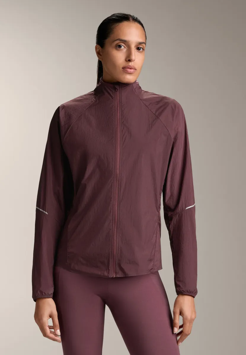 WATER-REPELLENT RUNNING - Laufjacke - mottled dark purple