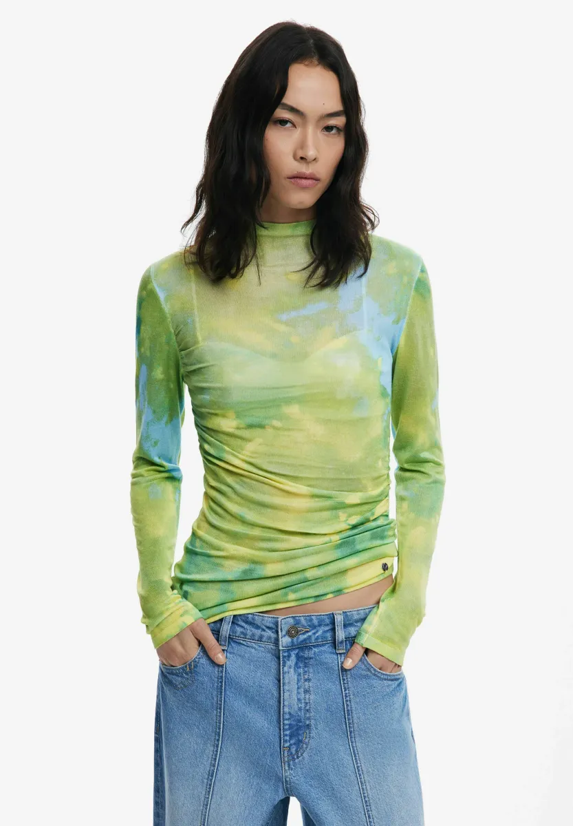 WATERCOLOR DRAPED  - Strickpullover - green