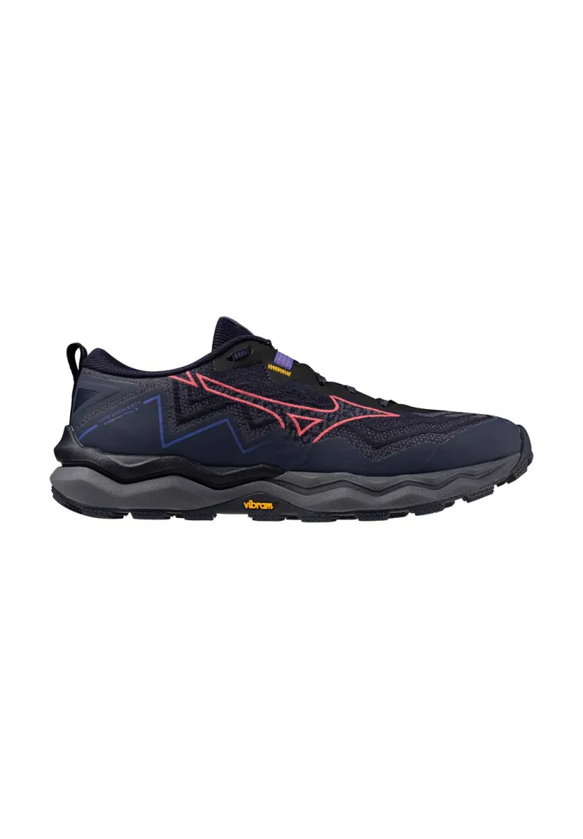 WAVE DAICHI - Laufschuh Trail - baritone blue/calypso coral/iris bloom