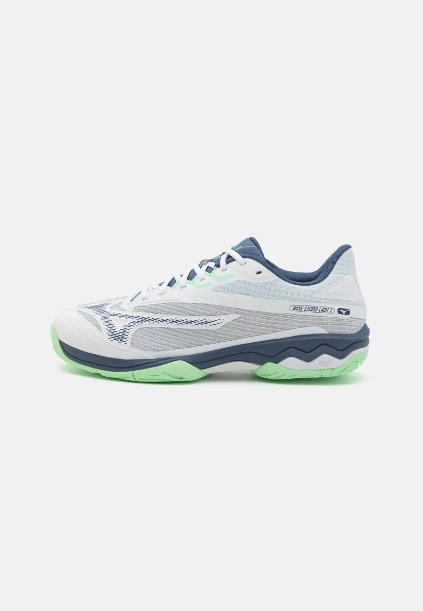 WAVE EXCEED LIGHT 2 - Multicourt Tennisschuh - white/mint/blue