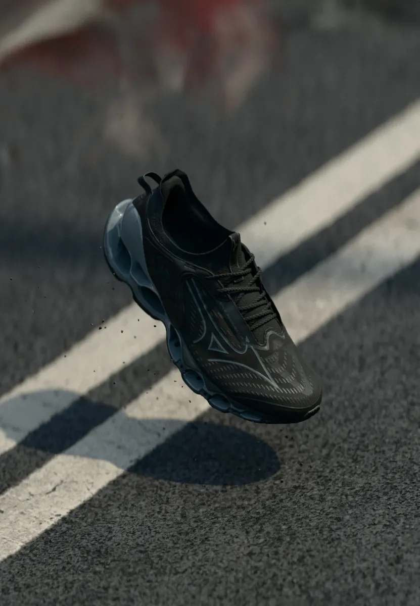 WAVE PROPHECY 14 UNISEX - Laufschuh Straße - black/metallic gray
