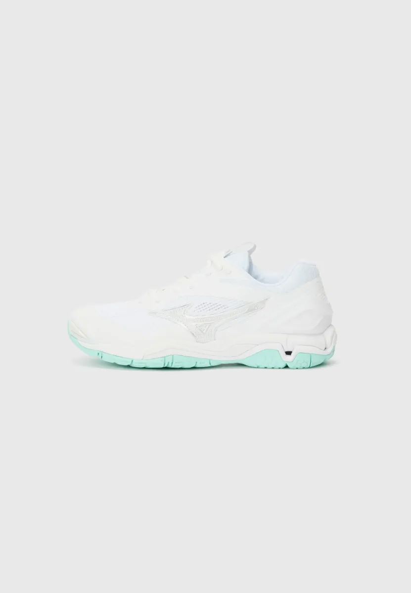 WAVE STEALTH 6 - Handballschuh - white/blue tint