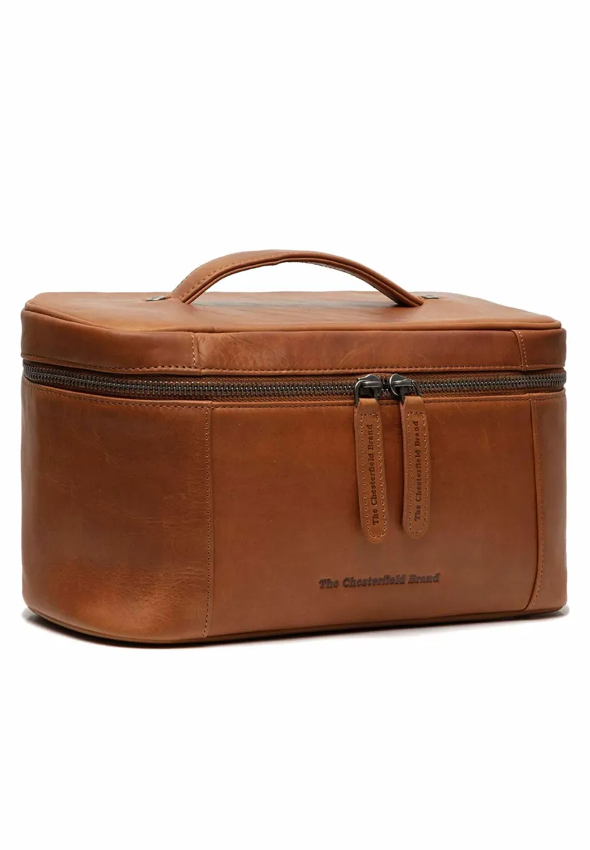 WAX PULL UP  - Kosmetiktasche - cognac