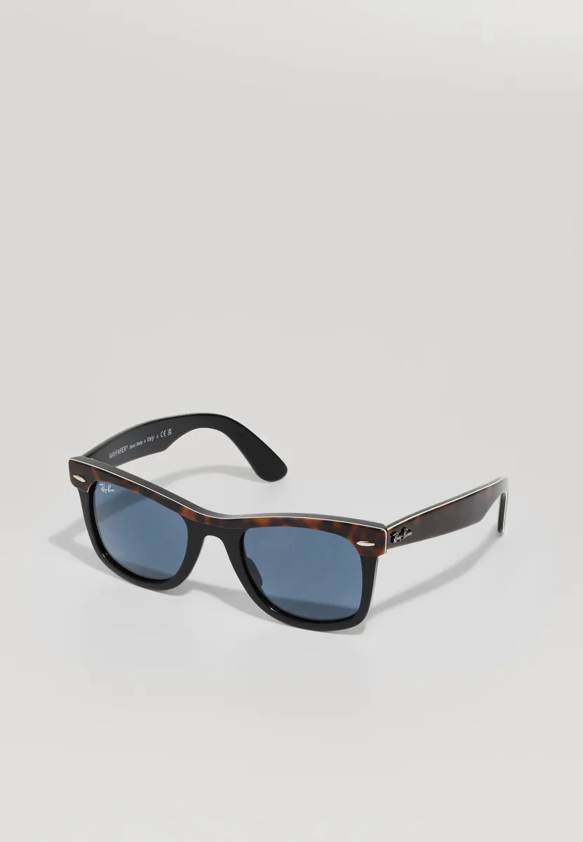 WAYFARER UNISEX - Sonnenbrille - havana on black/blue
